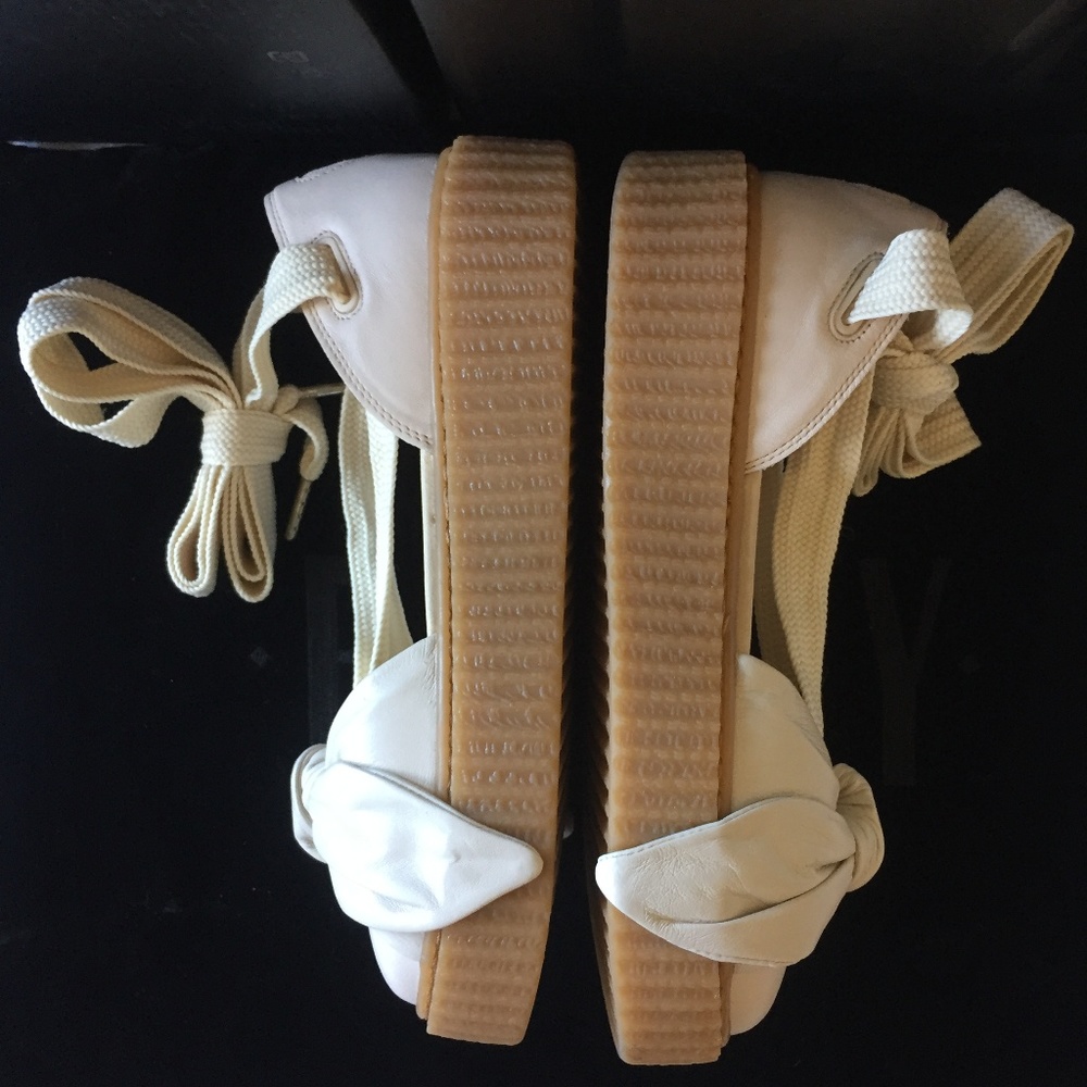 Fenty PUMA Rihanna Bow Creeper Leather Sandal - Picture 7 of 8